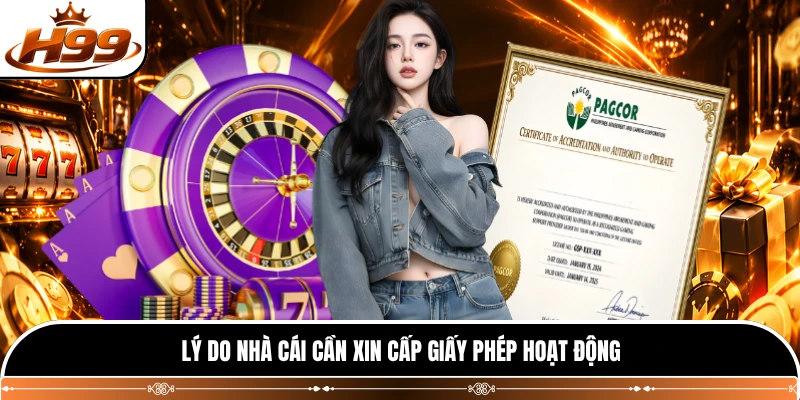 Lý do nhà cái cần xin cấp giấy phép hoạt động